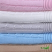 Pletená dětská deka - modrá, T-tomi