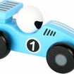 Dřevěné závodní autíčko modré, Legler