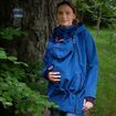Softshellová těhotenská a nosící bunda (pro přední nošení), petrolejová, Jožánek M/L