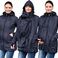 Zimní vyteplená bunda pro těhotné a nosící ženy, černá, Jožánek