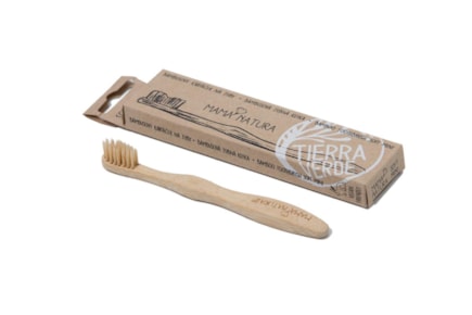 Dětský bambusový kartáček na zuby měkký - soft mini, Mama Natura