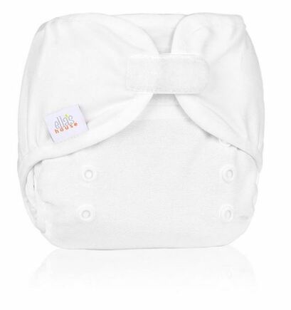 Ella´s House Newbie wrap white novorozenecké svrchní kalhotky
