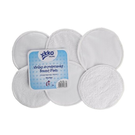Froté vložky do podprsenky XKKO Organic Bílé 1pár