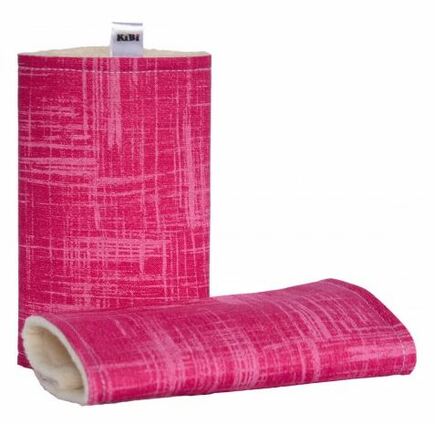 KiBi Chrániče ramenních popruhů Design Mramor růžové