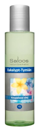 Koupelový olej Eukalypt-Tymián 125ml, Saloos