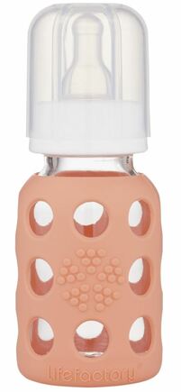 Lifefactory kojenecká láhev 120ml cantalope