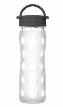 Lifefactory láhev s klasickým uzávěrem 475ml transparentní