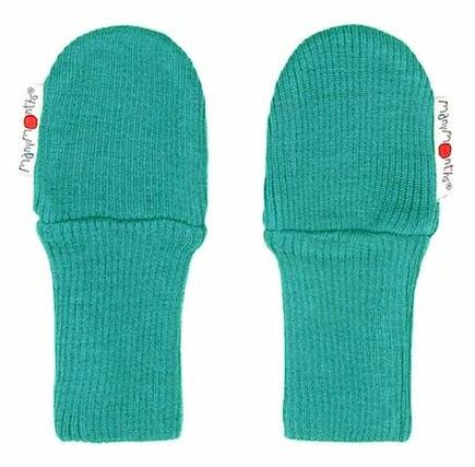 Manymonths rukavice bez palce merino 18 Royal Turquoise
