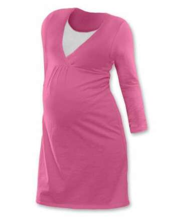Noční košile pro těhotné a kojící matky, DR, růžová, Jožánek
