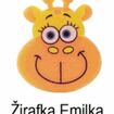 Veselé houbičky - žirafka Emilka