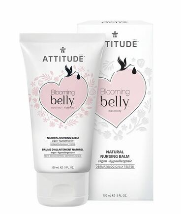 Přírodní krém na bradavky ATTITUDE Blooming Belly s arganem 150ml
