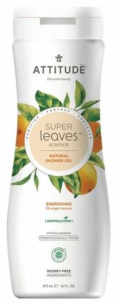 Přírodní tělové mýdlo ATTITUDE Super leaves s detoxikačním účinkem - pomerančové listy 473ml