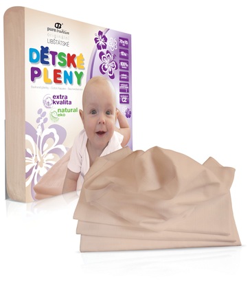 Pleny extra kvality NATURAL 70x70cm, Libštátské pleny