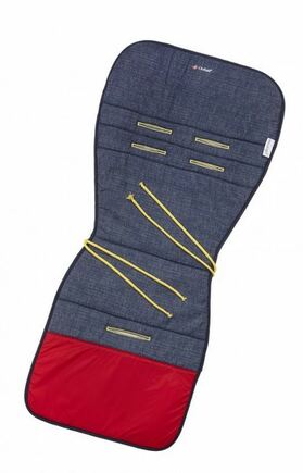Podložka do kočárku VISCO pěna JEANS Outlast® denim