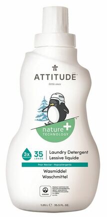 Prací gel pro děti ATTITUDE s vůní hruškové šťávy 1050ml (35 pracích dávek)