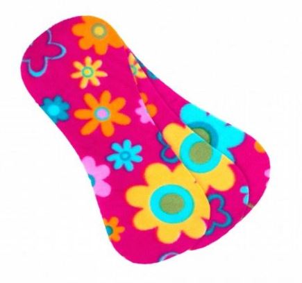 Separační plena Bum liners fleece 1ks pink daisy