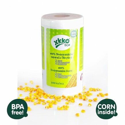Separačné plienky biodegradabilné KIKKO ECO 1x200ks