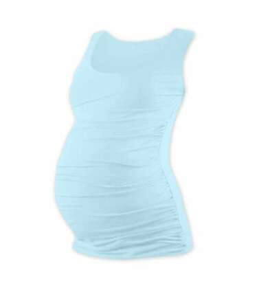 Těhotenské tričko bez rukávů, světle modrá, Jožánek