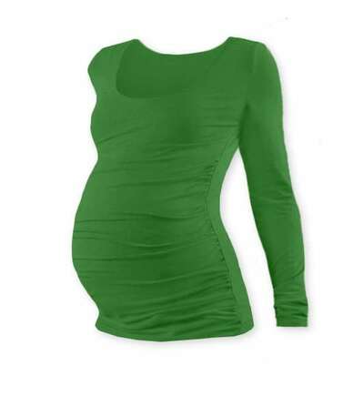 Těhotenské tričko, DR, tmavě zelená, Jožánek