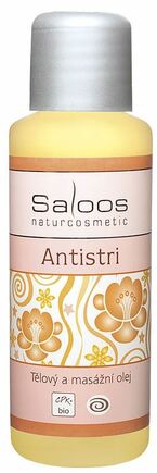 Telový a masážny olej Antistri 50ml, Saloos