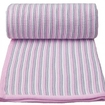Pletená dětská deka spring - bílo-růžová, T-tomi