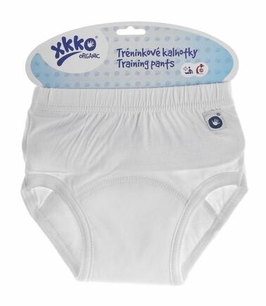 Tréninkové kalhotky XKKO Organic Bílé