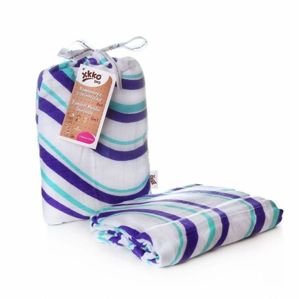 XKKO®BMB Bambusová zavinovačka Ocean Blue Waves