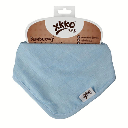 XKKO®BMB Bambusový detský slintáčik/šatka - Baby Blue
