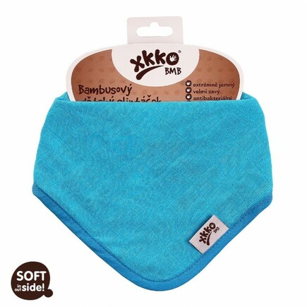 XKKO®BMB Bambusový dětský slintáček/šátek - Cyan