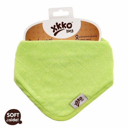 XKKO®BMB Bambusový dětský slintáček/šátek - Lime