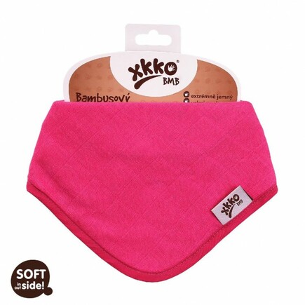 XKKO®BMB Bambusový dětský slintáček/šátek - Magenta