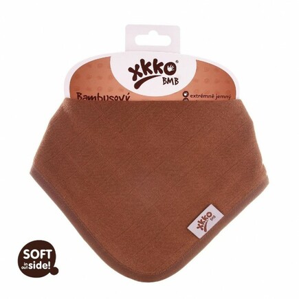 XKKO®BMB Bambusový dětský slintáček/šátek - Milk Choco