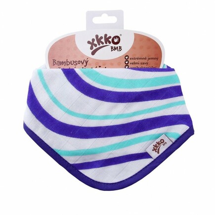 XKKO®BMB Bambusová detská šatka - Ocean Blue Waves