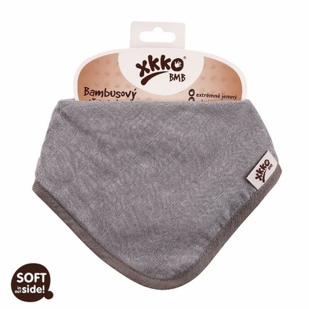 XKKO®BMB Bambusový dětský slintáček/šátek - Silver