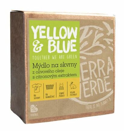 Yellow&Blue Olivové mýdlo s citronovým extraktem na skvrny 200g