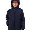 Dětská softshellová bunda, tmavě modrá s černými doplňky, Jožánek