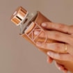 EQUA lahev skleněná Mismatch Bronze 750ml s koženým obalem