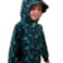 Dětská softshellová bunda, fleky zelené na černé, Jožánek 128