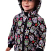Dětská softshellová bunda, barevné lebky, Jožánek 128
