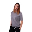 Dámské oversized tričko, šedá+bílý puntík, Jožánek L/XL