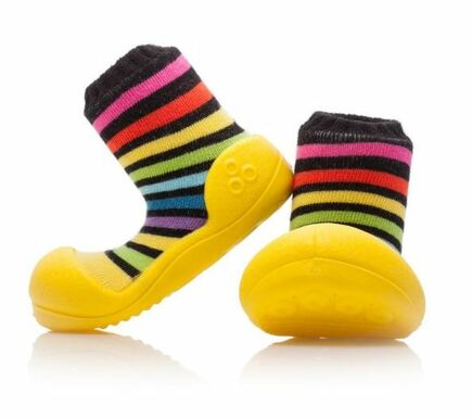 Attipas topánočky Rainbow Yellow
