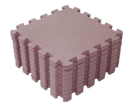 Baby Dan hrací podložka puzzle Dusty Rose 90x90cm