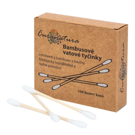 CURANATURA Tyčinky čisticí bambusové 100ks