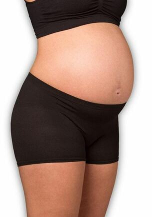 Carriwell Kalhotky do porodnice Deluxe těhotenské i po porodu 2ks černé