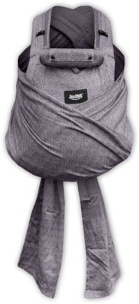 Ergonomické rostoucí nosítko ANETA polovázací šedé (šátkovina)