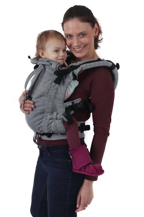 Ergonomické rostoucí nosítko JONÁŠ NEW šedé (šátkovina)