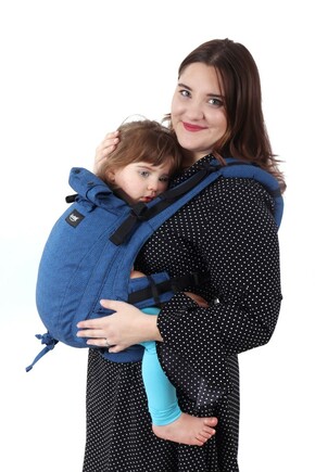 Ergonomické rostoucí nosítko JONÁŠ NEW modré (šátkovina)