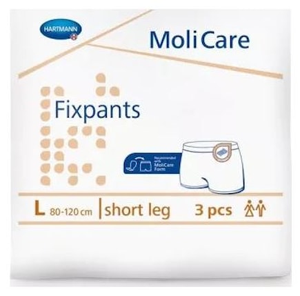 Fixační kalhotky MoliCare Fixpants 3ks vel. L (80-120cm)