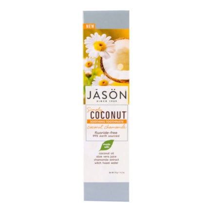 JASON Zubní pasta Simply Coconut zklidňující s heřmánkem 119g