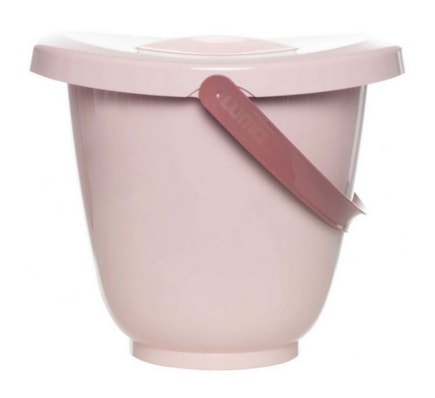 Luma Kyblík na koupání/na pleny s víkem Blossom Pink